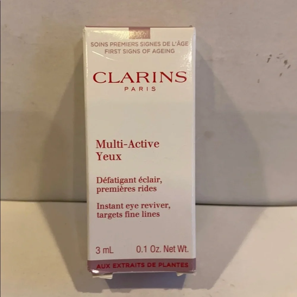 CLARINS Multi Active Yeux Eye Cream 0.2oz Travel Purse Fun Size